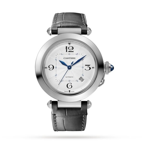 Cartier Pasha De Cartier Watch 41mm Automatic Steel Interchangeable Metal And Leather Straps WSPA0009