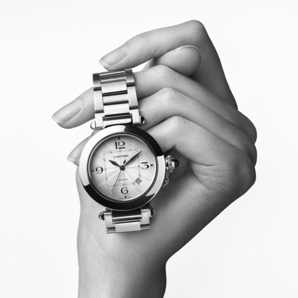 Cartier Pasha De Cartier Watch 41mm Automatic Steel Interchangeable Metal And Leather Straps WSPA0009