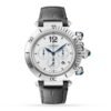 Cartier Pasha de Cartier 41 mm chronograph automatic movement steel interchangeable metal and leather straps WSPA0018