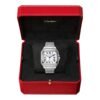 Cartier Santos De Cartier Watch Medium Model Automatic Steel Interchangeable Metal And Leather Bracelets WSSA0029