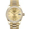 Rolex Datejust 31 Oyster 31 mm yellow gold and diamonds m278288rbr-0005