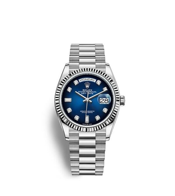 Rolex Day-Date 36 Oyster 36 mm white gold m128239-0023