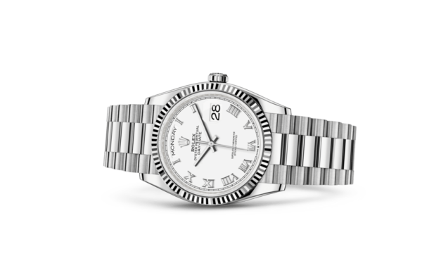 Rolex Day-Date 36 Oyster 36 mm white gold m128239-0038
