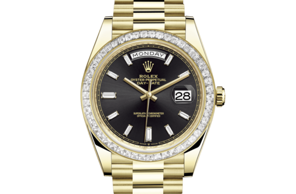 Rolex Day-Date 40 Oyster 40 mm yellow gold and diamonds m228398tbr-0001