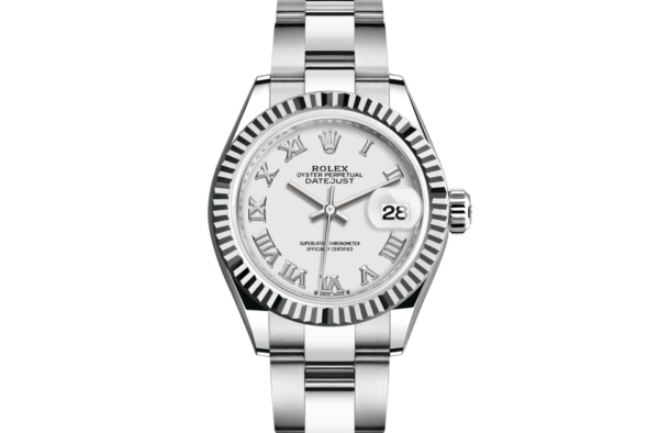 Rolex Lady-Datejust Oyster 28 mm Oystersteel and white gold m279174-0020