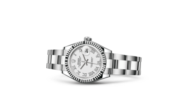 Rolex Lady-Datejust Oyster 28 mm Oystersteel and white gold m279174-0020