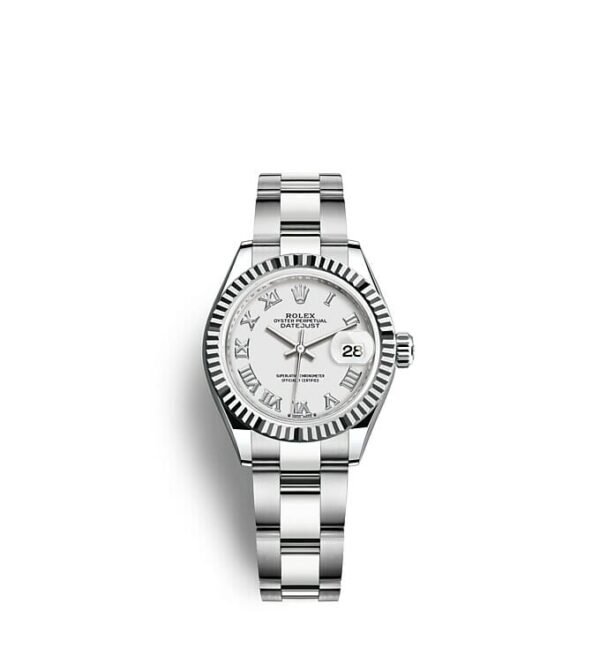 Rolex Lady-Datejust Oyster 28 mm Oystersteel and white gold m279174-0020